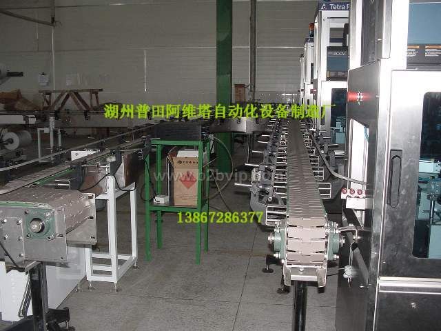 供應鏈板輸送機，塑料鏈板輸送線