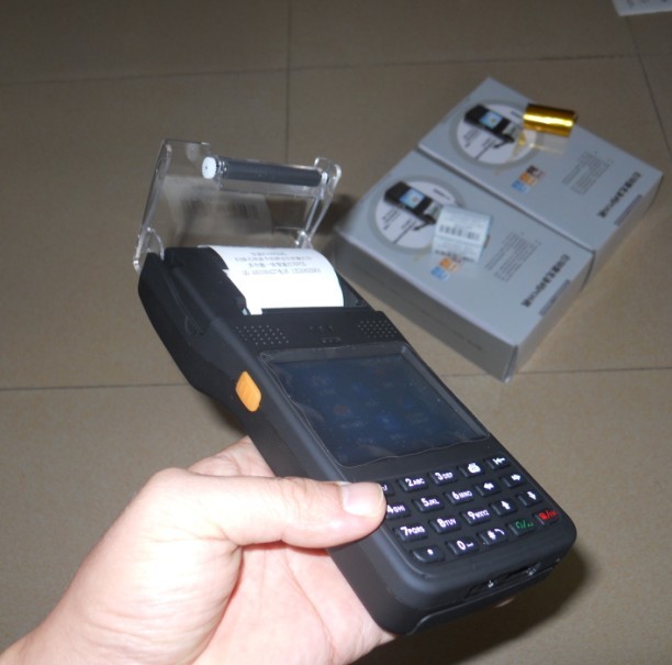 打印一體型PDA手持POS機