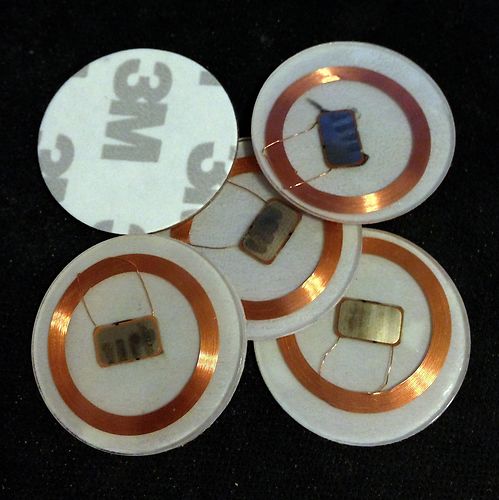 NFC電子標簽 ISO14443A 13.56MHz 透明錢幣卡 RFID標簽 mifare 1K