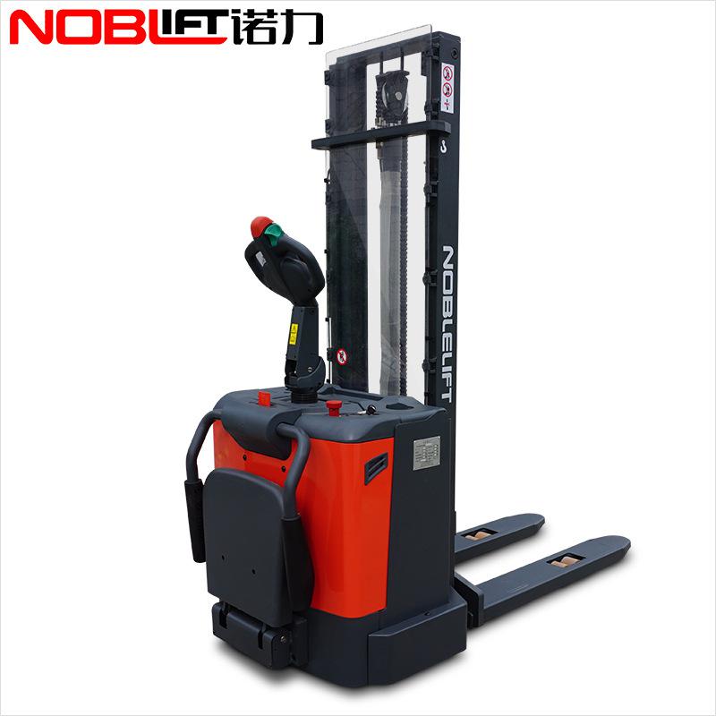 PSB12 電動步行式/站駕式全電動堆垛車額定載荷1200KG 寬門架