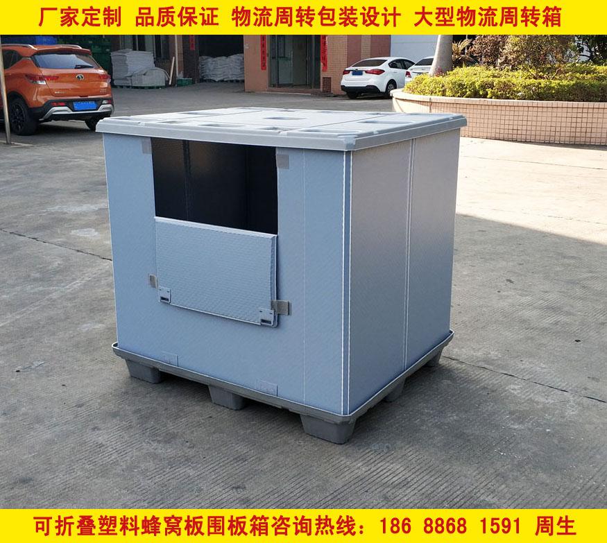 大型塑料蜂窩板圍板箱可循環回收利用