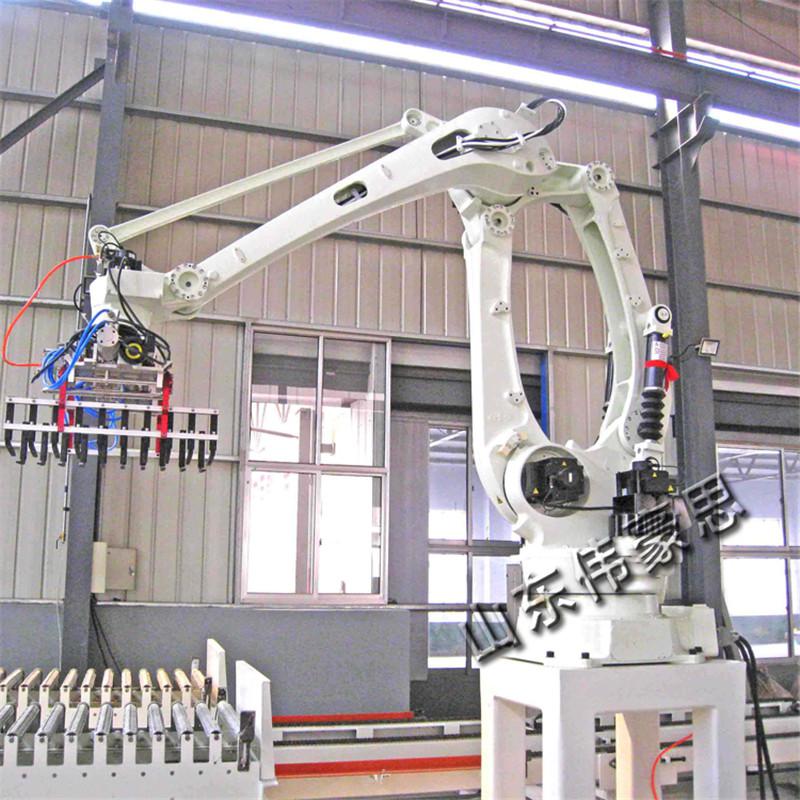 石粉自動碼垛機器人 免人工碼垛機設備