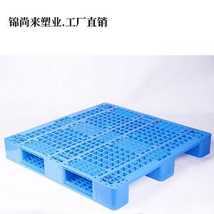 常州網(wǎng)格藍色塑膠托盤批發(fā) 川字型1100*1100網(wǎng)格