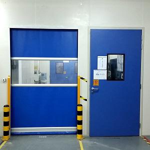 蘇州快速門廠家供闊福抗風(fēng)潔凈室風(fēng)淋室用