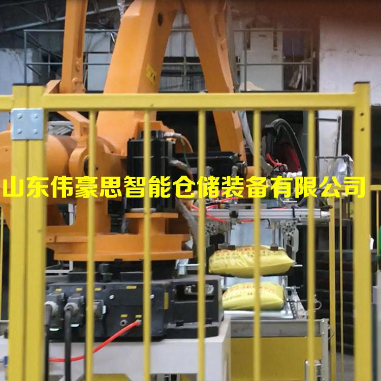 雞飼料碼垛機器人非標(biāo)定制 全自動碼垛機廠家直供