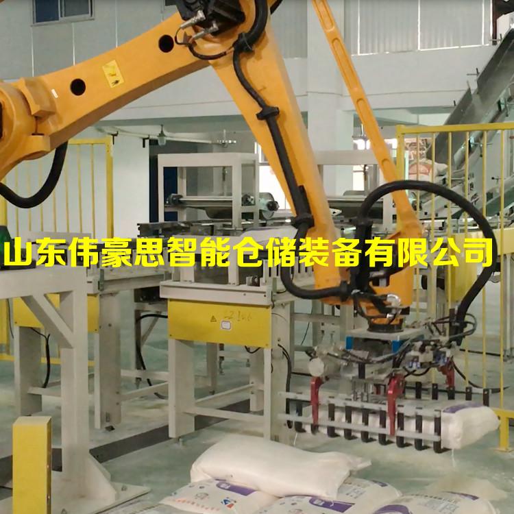 石粉碼垛機器人廠家報價 山東砂子全自動碼垛機供應商