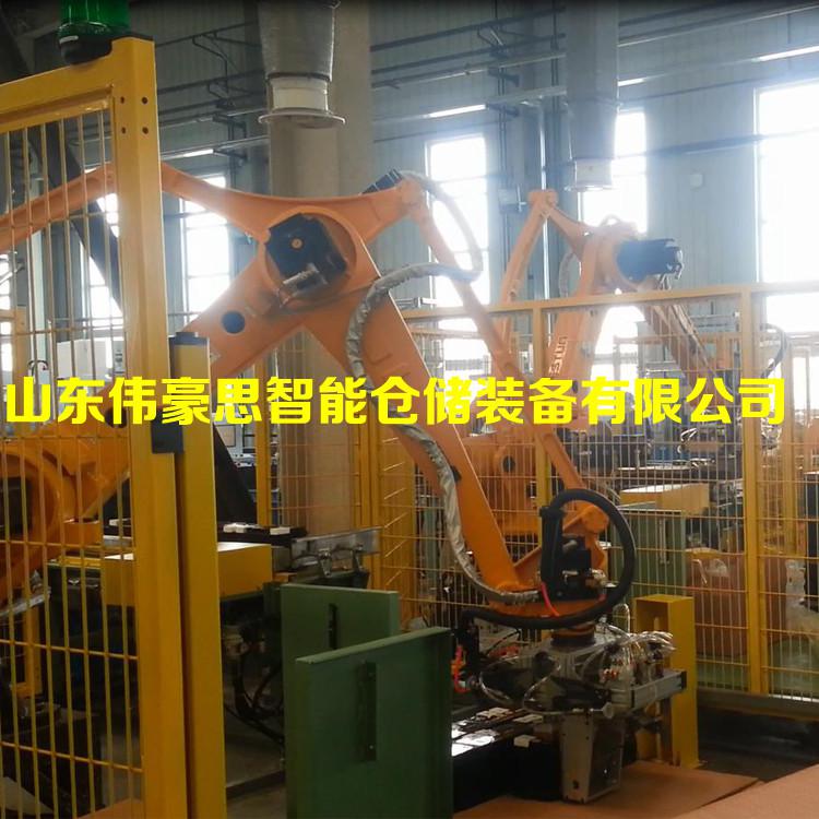 牛奶箱碼垛機器人 全自動包裝碼垛系統價格