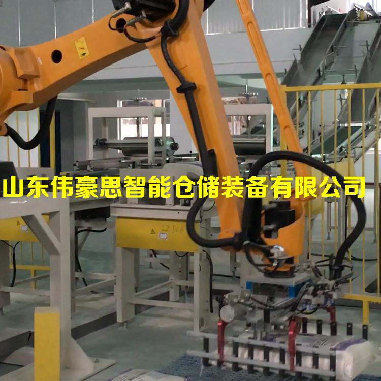 鈣粉全自動碼垛機供應商 定制自動化碼垛機器人
