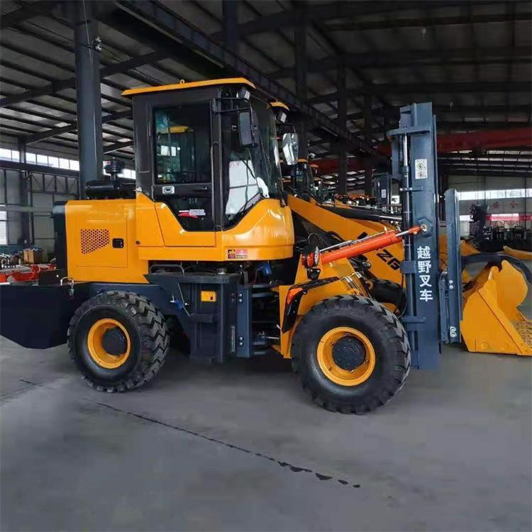   廠(chǎng)家直銷(xiāo)加后配重越野叉車(chē) 工地實(shí)心胎越野叉車(chē) 內(nèi)燃式升降推高車(chē)