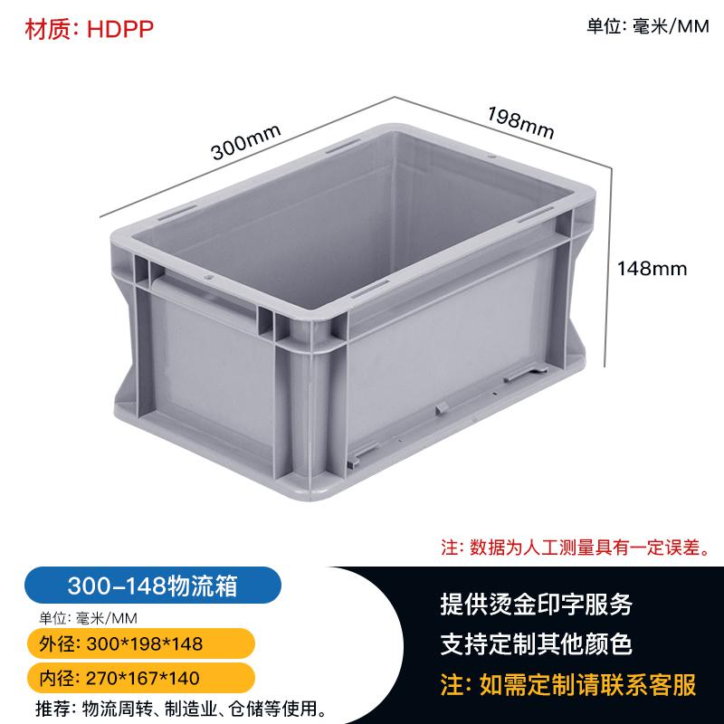 貴州遵義物流周轉(zhuǎn)貨物堆放倉儲包裝加厚300-148 5#物流箱